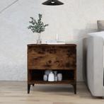 vidaXL Bijzettafel 50x46x50 cm bewerkt hout gerookt, Huis en Inrichting, Tafels | Bijzettafels, Verzenden, Nieuw