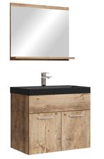 Badkamermeubel Montreal Set 02 60 x 35 cm Kastanje Eiken, Verzenden, Nieuw