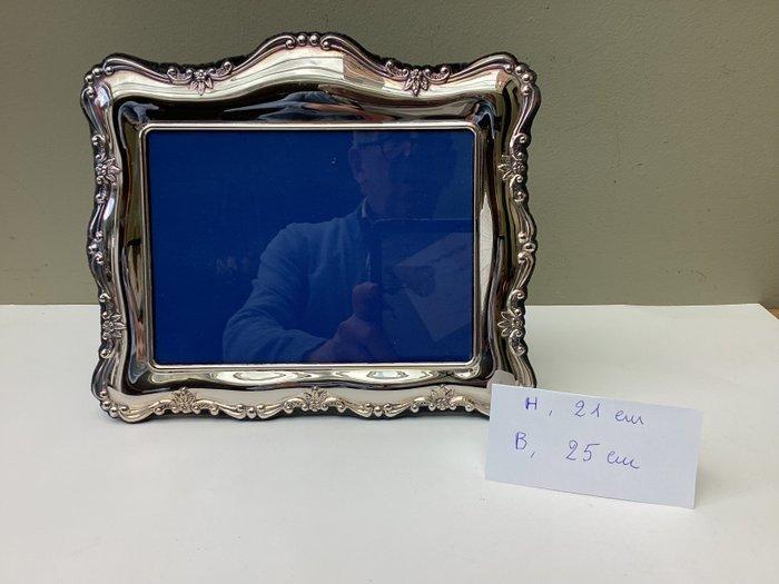Lijst (16) - Glas, Verzilverd - Prachtig kavel fotokaders, Antiek en Kunst, Antiek | Meubels | Tafels