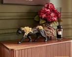 RED - sculptuur, Panther Black Gold 24k - 40 cm - Hars -