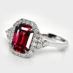 Zonder minimumprijs - Verlovingsring - 14 karaat Witgoud,