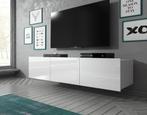TV-Meubel Hoogglans Wit - Hangend of staand - 150x32x43 cm, Huis en Inrichting, Kasten |Televisiemeubels, Nieuw, Overige materialen