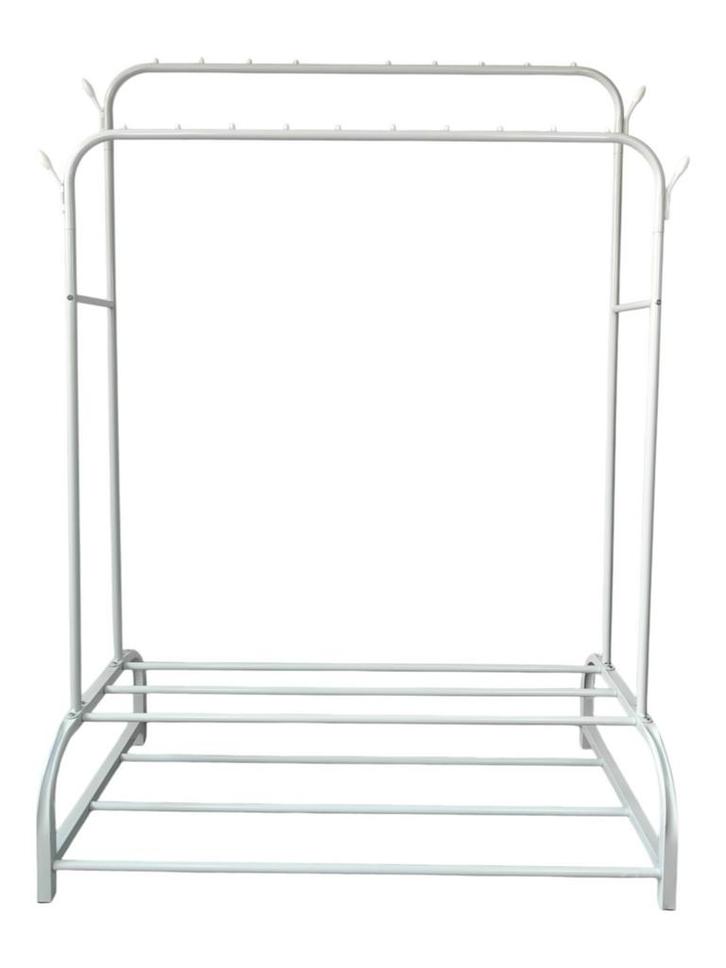 Lendo Online Porte-Vêtements 110x55x160 cm Acier Blanc, Vêtements | Femmes, Portants à vêtements