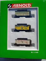 Arnold N - HN 6019; HN 6020 - Modeltrein goederenwagonset, Hobby en Vrije tijd, Modeltreinen | N-Spoor, Nieuw