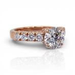 Ring - 18 karaat Roségoud - 3.00ct. tw. Diamant (Natuurlijk), Nieuw