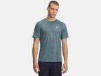 Under Armour Tech Tee Pixelate-Blu 587 - Maat XXL, Kleding | Heren, T-shirts, Blauw, Under Armour, Nieuw, Overige maten