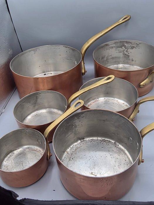 Pan (6) - Koper, Antiek en Kunst, Antiek | Keukengerei