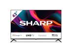 Sharp 43GL4260E - 43 inch - 4K UHD LED TV met Google TV, Audio, Tv en Foto, Nieuw