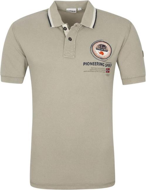 Napapijri Polo Gandy Beige maat Maat 48/50 (M) Heren, Kleding | Heren, Polo's, Beige, Nieuw, Maat 48/50 (M), Verzenden