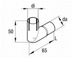 Eberspächer RVS uitlaatbochtstuk 24mm met drainage, Ophalen of Verzenden, Nieuw