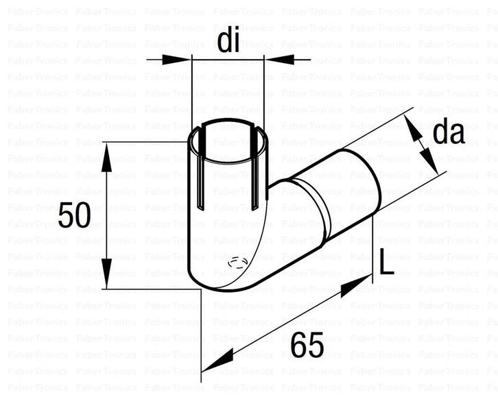 Eberspächer RVS uitlaatbochtstuk 24mm met drainage, Doe-het-zelf en Bouw, Overige Doe-Het-Zelf en Bouw, Ophalen of Verzenden