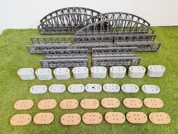 Märklin H0 - 725/725/7253/7262/7263 - Éléments de pont pour