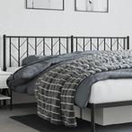vidaXL Tête de lit métal noir 200 cm, Maison & Meubles, Neuf, Verzenden