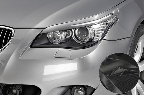 Koplampspoilers carbon look voor BMW 5 Reeks E60 / E61 SB121, Auto-onderdelen, Carrosserie, Nieuw, Verzenden