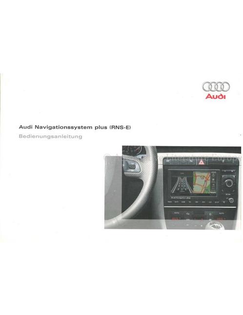 2005 AUDI RNS-E INSTRUCTIEBOEKJE DUITS, Auto diversen, Handleidingen en Instructieboekjes, Ophalen of Verzenden