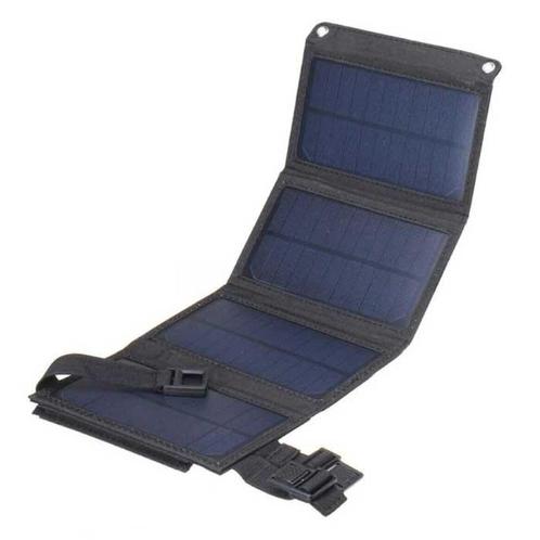 Solar Oplader met 4 Zonnepanelen 20W - Draagbaar Flexibele, Telecommunicatie, Mobiele telefoons | Batterijen en Accu's, Nieuw