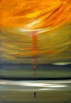 Michel Suret-Canale - Seascape with sundown (En anglais dans, Antiek en Kunst