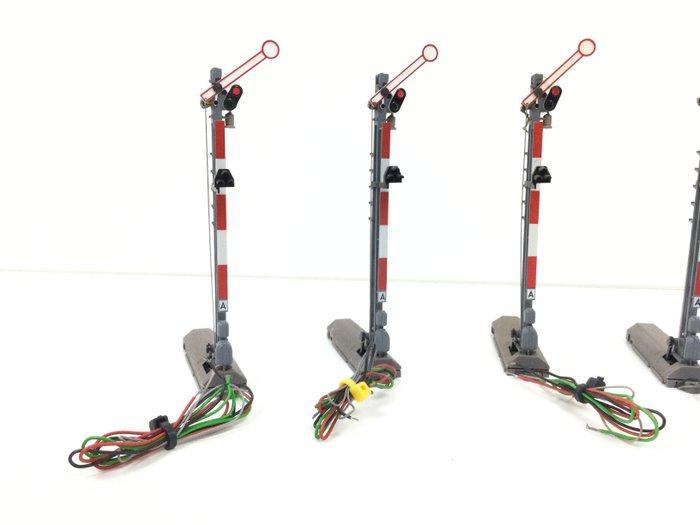 Fleischmann H0 - 6205 - Signalen (6) - Zes hoofdarm seinen, Hobby en Vrije tijd, Modeltreinen | H0