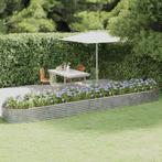vidaXL Plantenbak 507x100x36 cm gepoedercoat staal, Verzenden, Nieuw