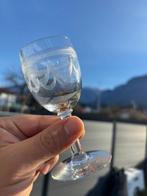 Verre à vin (8) - Cristal - Gravées