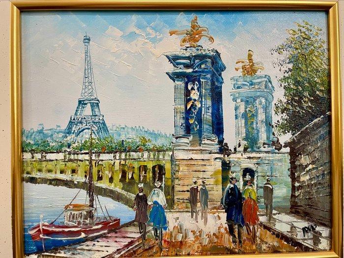 Sconosciuto - Parigi, Antiek en Kunst, Kunst | Schilderijen | Klassiek