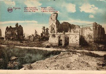 België - MILITARIA, WO1 in Ieper - Ansichtkaart (155) -