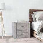 vidaXL Nachtkastje 50x39x47 cm grijs sonoma eikenkleurig, Verzenden, Nieuw