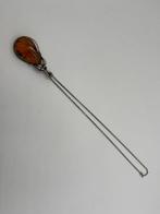 Sans prix de réserve - Collier avec pendentif Argent Ambre -