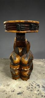 Artesano - Kruk - Olifantenkruk / kruk in Ashanti-stijl -