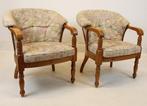 Fauteuil (2) - Hout, Textiel