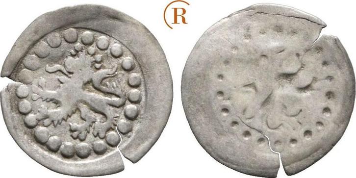 Einseitiger Pfennig o J, nach 1436 Überlingen Stadt:, Postzegels en Munten, Munten | Europa | Niet-Euromunten, België, Verzenden