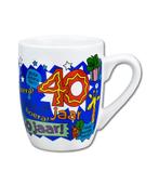 Mok 40 Jaar Man 12cm, Huis en Inrichting, Keuken | Servies, Verzenden, Nieuw