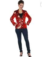 Glitter jas dames rood, Ophalen of Verzenden, Nieuw