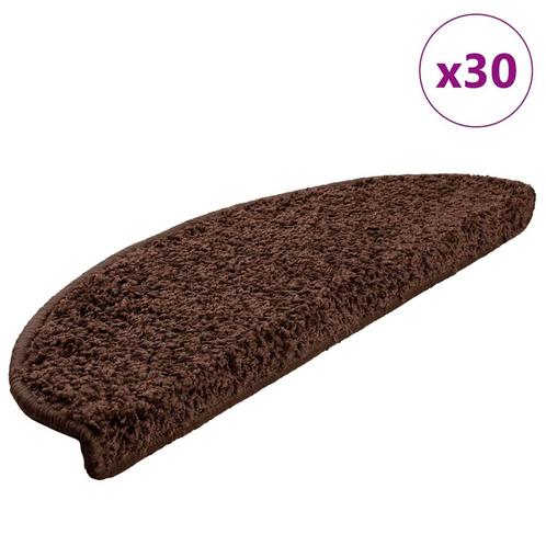 vidaXL Trapmatten 30 st 65x21x4 cm bruin, Doe-het-zelf en Bouw, Ladders en Trappen, Nieuw, Verzenden