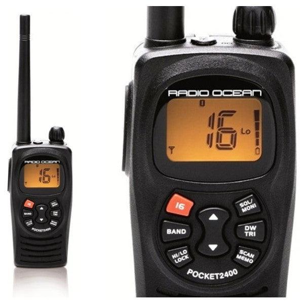 Bieden: Radio Ocean Pocket 2400 Portable VHF, Watersport en Boten, Navigatiemiddelen en Scheepselektronica, Ophalen of Verzenden