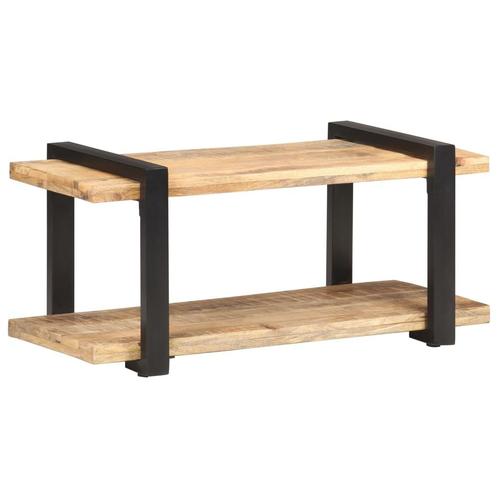 vidaXL Tv-meubel 90x40x40 cm ruw mangohout, Huis en Inrichting, Kasten |Televisiemeubels, Nieuw, Verzenden