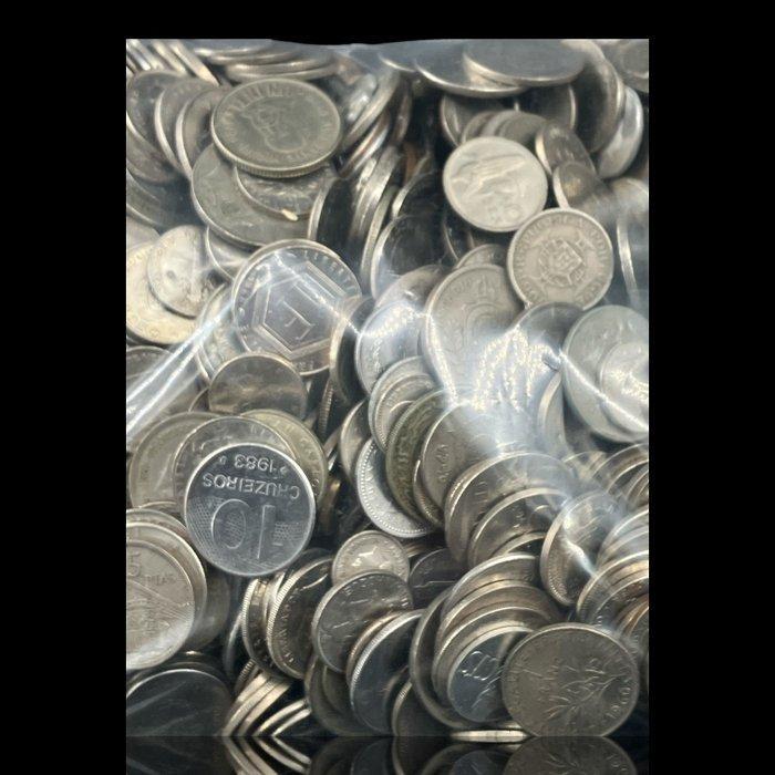 Mundo. Lote de 4 kg Moedas do Mundo, Vários países,, Postzegels en Munten, Munten | Europa | Niet-Euromunten