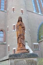 Statue, gietijzeren maria - 45 cm - Fer, Antiek en Kunst