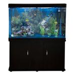 Aquarium 300 L Zwart + Meubel - Starterset - blauw grind, Dieren en Toebehoren, Verzenden, Nieuw