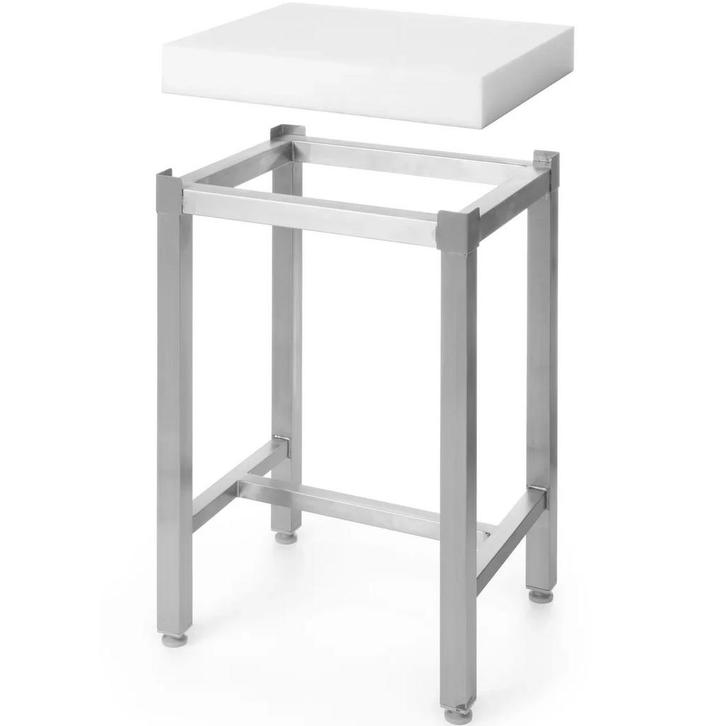 Hakblok | RVS/Polyethyleen | Blokdikte 50mm |, Zakelijke goederen, Horeca | Keukenapparatuur, Nieuw in verpakking, Verzenden