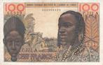 1965 Xf West African States P 101ae 100 Francs, België, Verzenden