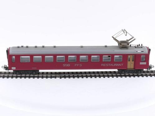 Schaal H0 HAG No. 405 restaurantwagen van de SBB #P75, Hobby en Vrije tijd, Modeltreinen | H0, Wisselstroom, Overige typen, Zo goed als nieuw