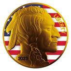 Verenigde Staten. Silver medal 2023 American Buffalo Round, Postzegels en Munten