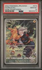 Pokémon Graded card - Dark Phantasma 073 Full Art/Pikachu -