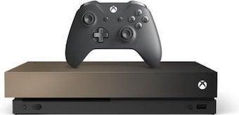 Xbox One X 1TB Gold Rush + S Controller, Games en Spelcomputers, Spelcomputers | Xbox One, Zo goed als nieuw, Ophalen of Verzenden