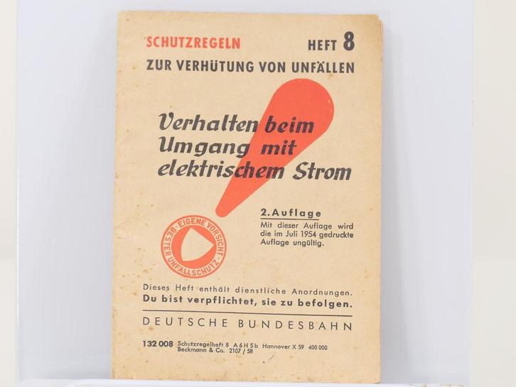 Schutzregeln zur Verhütung von Unfällen – Heft 8: Verhal, Hobby en Vrije tijd, Modelbouw | Overige, Gebruikt, Ophalen of Verzenden