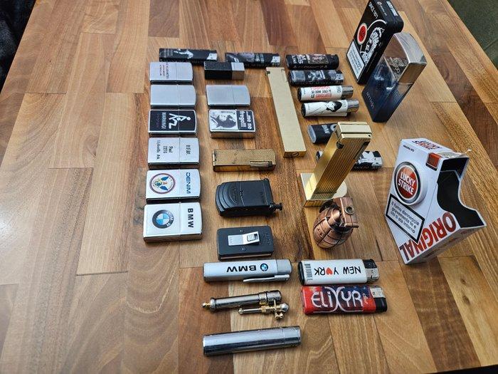 Zonder minimumprijs - Tafelaansteker - Staal, Verzamelen, Rookartikelen, Aanstekers en Luciferdoosjes