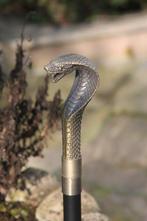 Wandelstok - cobra slang - Messing