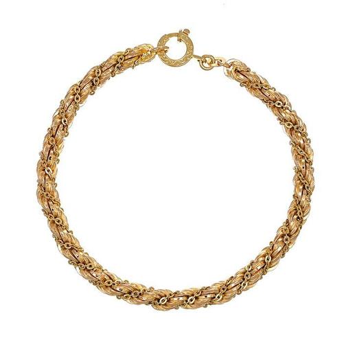 Armband - 18 karaat Geel goud, Handtassen en Accessoires, Antieke sieraden