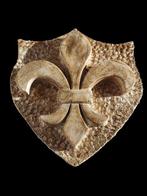 sculptuur, Stemma Araldico Giglio Fiorentino - 33 cm -, Antiek en Kunst